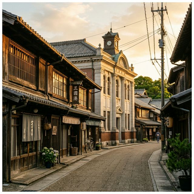 三国湊の町並み